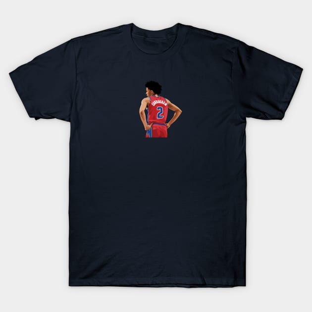 Cade Cunningham Vector Back T-Shirt by qiangdade